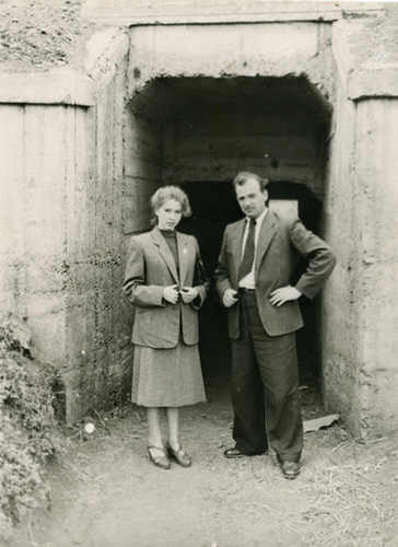 Raisa and Mikhail Gorbachev. Stavropol, the late 1950s