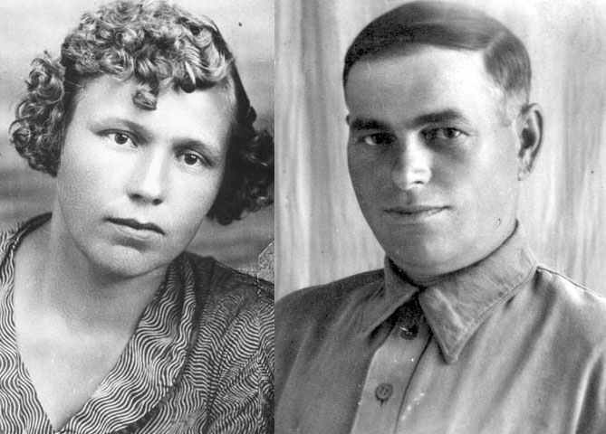 Raisa Gorbachev's parents, 1930s.