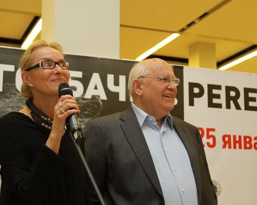 Ольга Свиблова и Михаил Горбачев