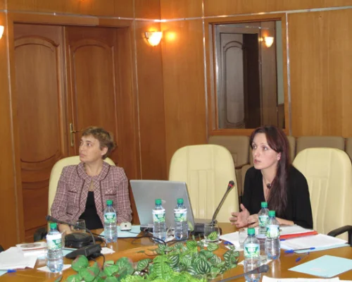 Е. Забадыкина и Ю. Мельничук