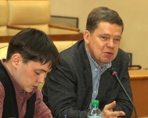 Слева направо: М.Рыльков, В.Колосов