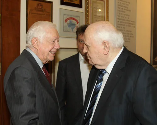 Джимми Картер и Михаил Горбачев