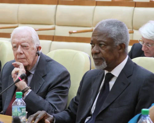 Джимми Картер и Кофи Аннан