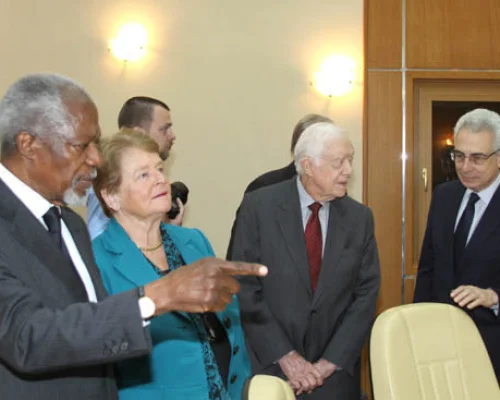 Кофи Аннан, Гру Харлем Брунтланд, Джимми Картер, Эрнесто Седильо