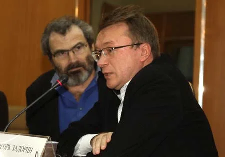 Слева направо: Аркадий Дубнов, Игорь Задорин