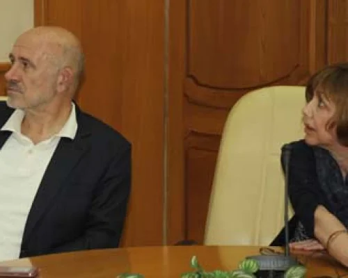 Павел Палажченко и Ольга Здравомыслова