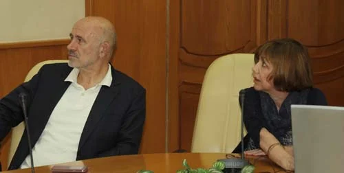 Павел Палажченко и Ольга Здравомыслова