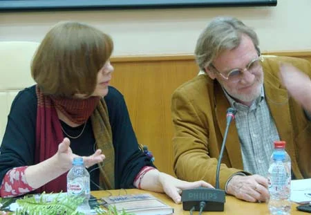 Ольга Здравомыслова и Леонид Никитинский