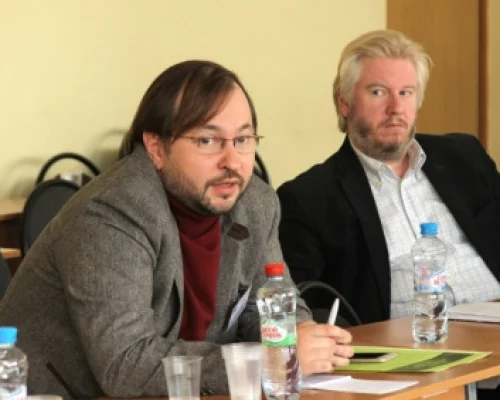 Слева направо: Михаил Виноградов, Василий Жарков