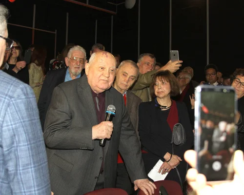 М.С.Горбачев на премьере фильма