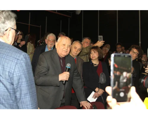 М.С.Горбачев на премьере фильма