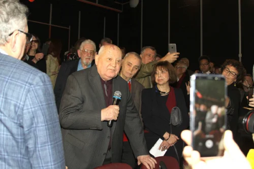 М.С.Горбачев на премьере фильма