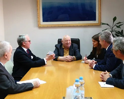 М.С. Горбачев встретился с Кристианом Вульфом, экс-президентом Федеративной Республики Германия