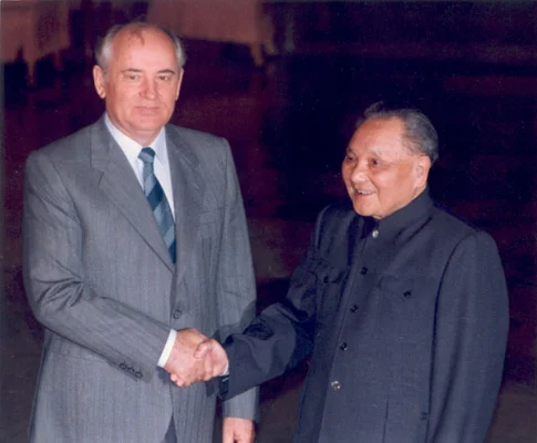 М.С.Горбачев и Дэн Сяопин. 16 мая 1989 г.