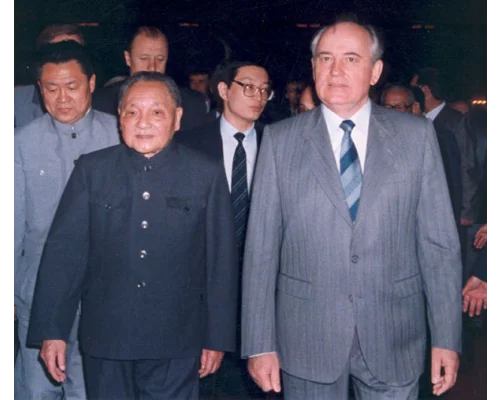 М.С.Горбачев и Дэн Сяопин. 16 мая 1989 г.