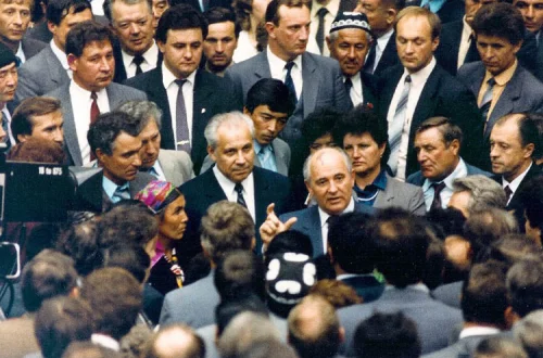 Во время перерыва. 25 мая 1989 г.
