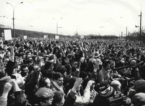 	 Митинг в Лужниках в поддержку съезда народных депутатов. 24 мая 1989