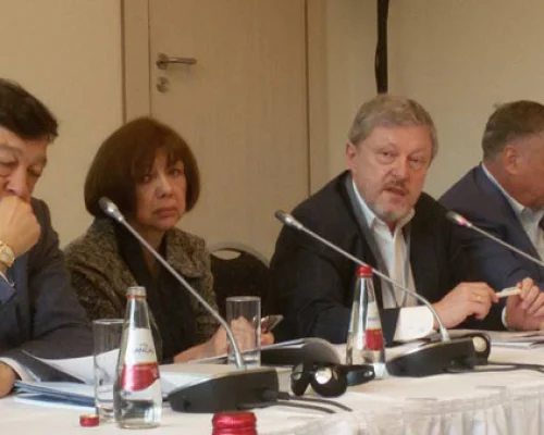 Слева направо: Евгений Гонтмахер (