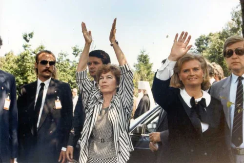 Во время визита. Июнь 1989 