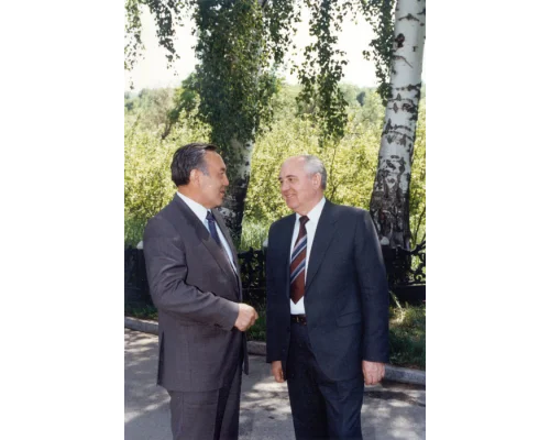 М.С. Горбачев и Н.А. Назарбаев. Май 1991