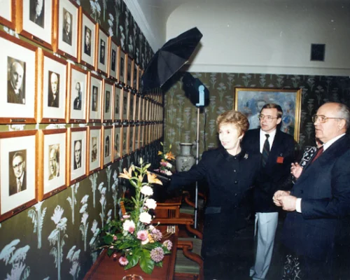 М.С. Горбачев, Р.М. Горбачева. Осло. Норвегия. 5 июня 1991