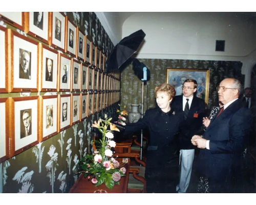 М.С. Горбачев, Р.М. Горбачева. Осло. Норвегия. 5 июня 1991