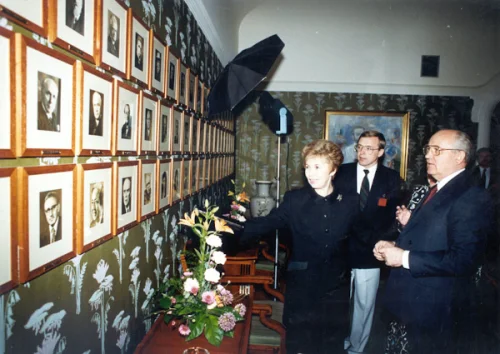 М.С. Горбачев, Р.М. Горбачева. Осло. Норвегия. 5 июня 1991