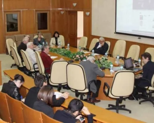 Во время доклада