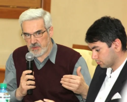 Слева направо Г.Л.Кертман, Г.Мельконьянц