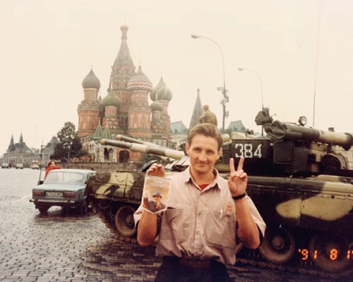 Москва в дни путча / из архива Горбачев-Фонда