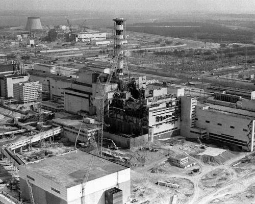Чернобыльская АЭС 1986 г. Фото: Владимир Репик 