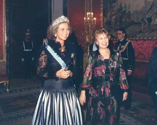 София королева Испании, Р.М. Горбачева. Мадрид, октябрь 1990 г.