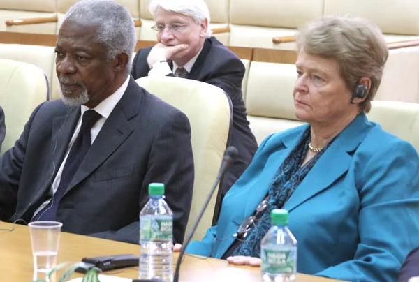 Встреча М.С.Горбачева с делегацией ветеранов мировой политики