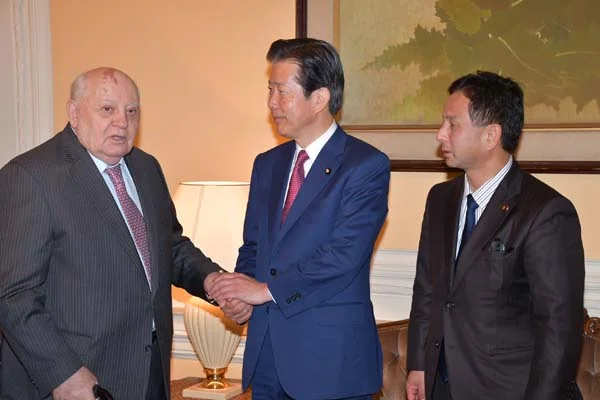 Встреча М.С.Горбачева с парламентской делегацией Японии