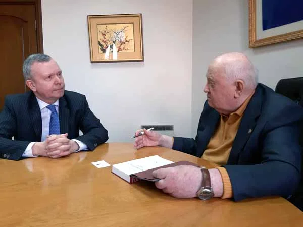 М.С. Горбачев встретился с Послом Эстонии Маргусом Лайдре