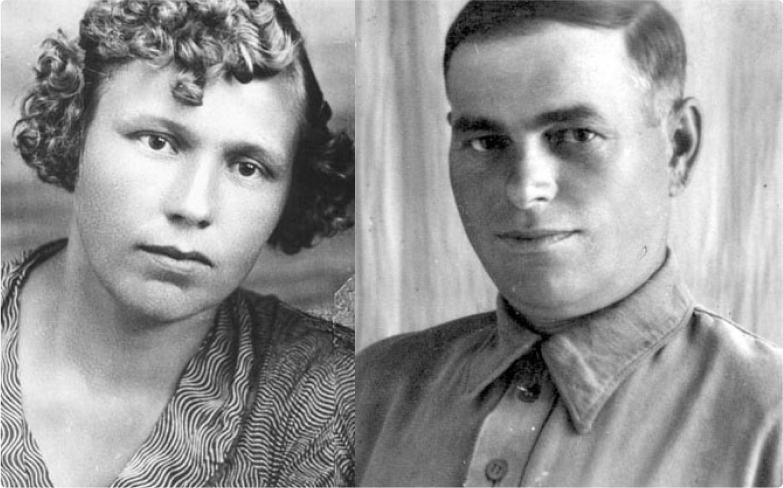 Родители Р.М.Горбачевой, 1930-е г.г.