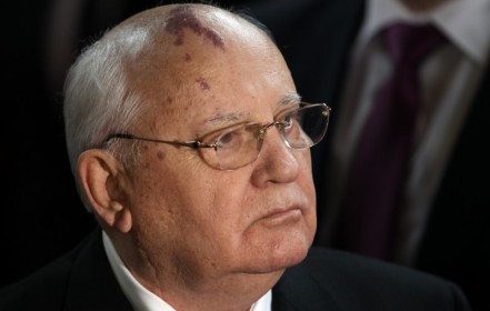Former Soviet leader Mikhail Gorbachev arrives for a celebration of his 80th birthday at the Royal Albert Hall in London, on March 30, 2011. Photograph: Getty Images.