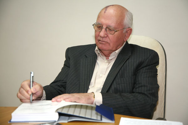 In the Gorbachev Foundation. 2009 