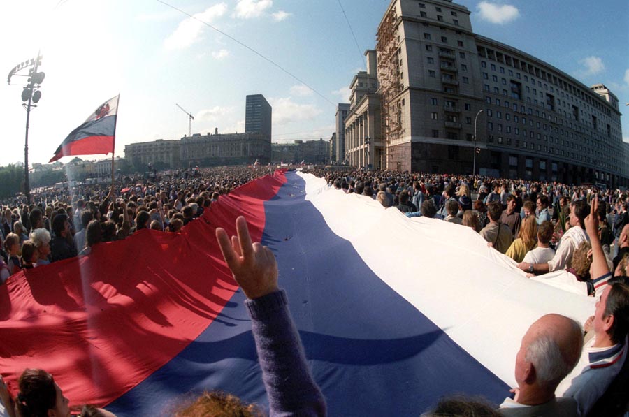 Фотограф В.Христофоров. Август 1991 